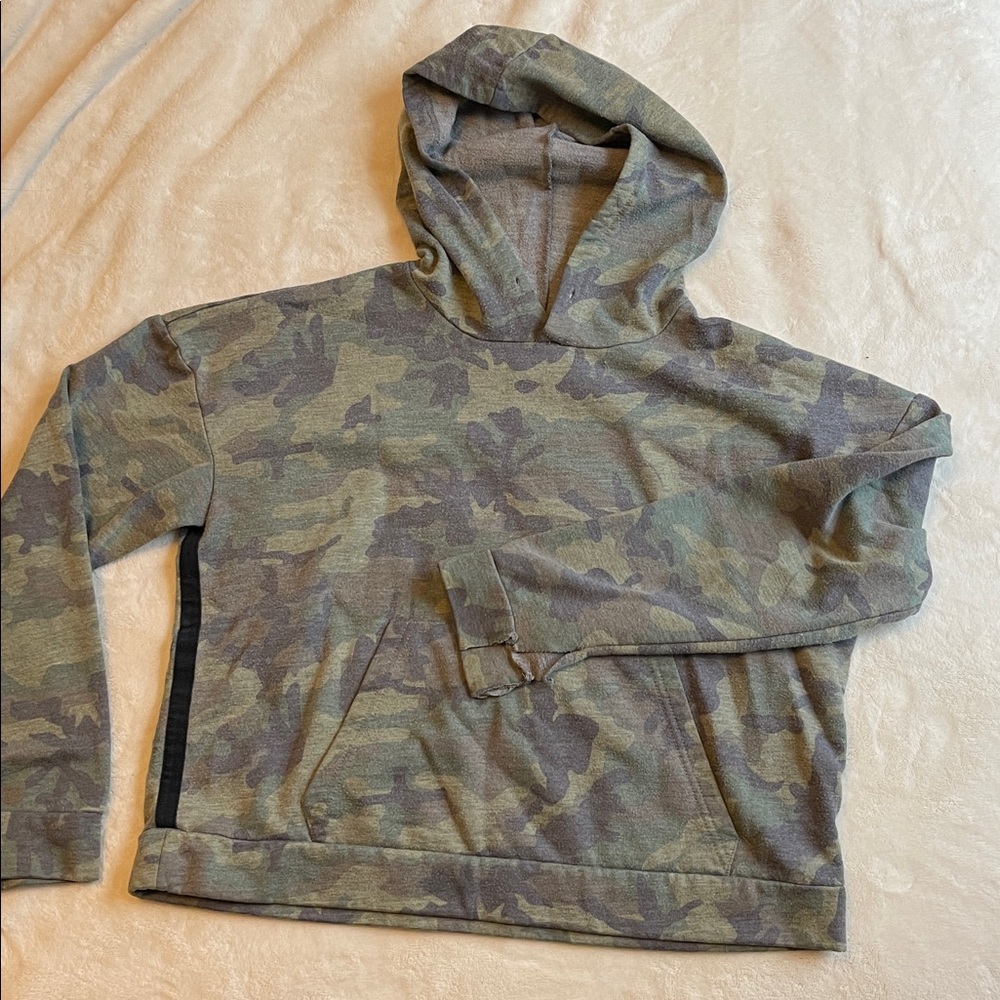 Rebel Sugar Green Camouflage “camo” Hoodie Gorpcore